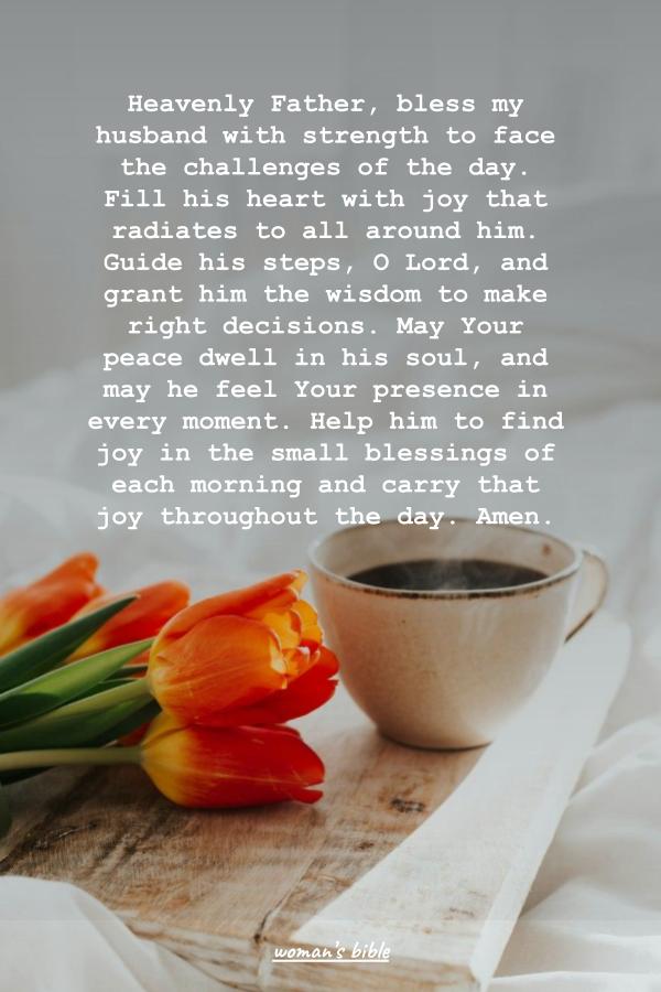 Empowering Blessings for Your Husband's Morning