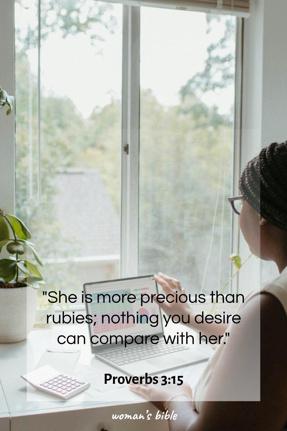 15 Bible Verses All Wise Women Should Know Proverbs 3:15