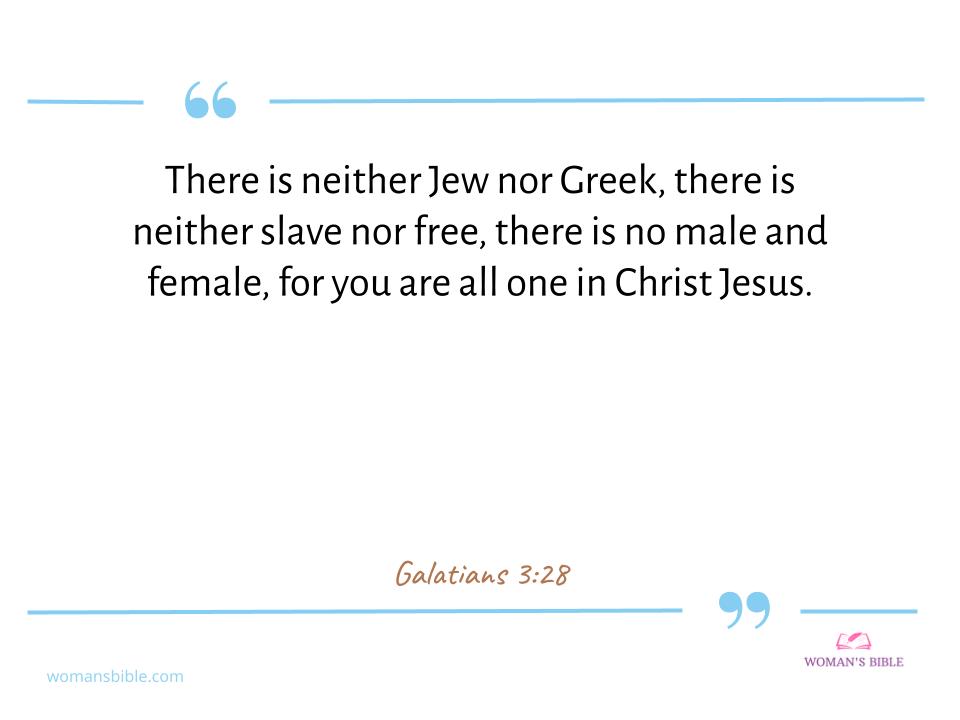 Top 17 Bible Verses about Women's Rights Galatians 3:28