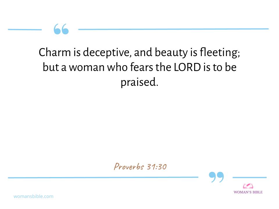 Top 17 Bible Verses about Women's Rights Proverbs 31:30