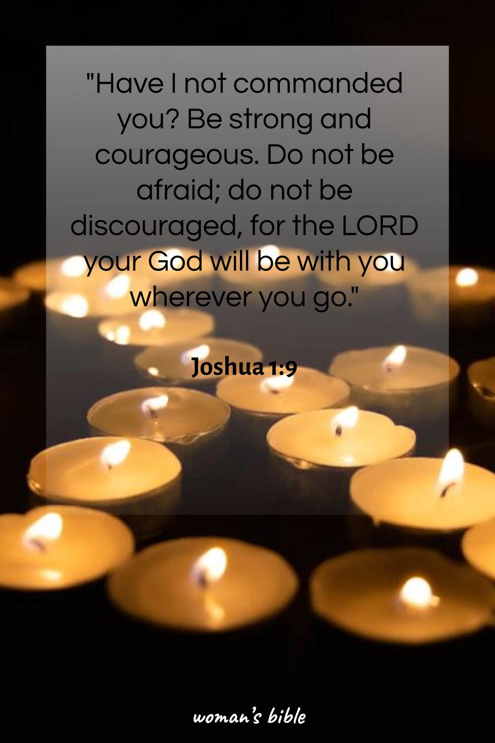 daily verse for woman Saturday, March 30th, 2024 Joshua 1:9