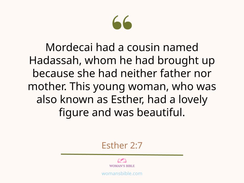 9 Scriptures About Woman Beauty and Appearance Esther 2:7