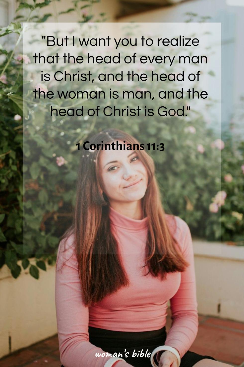 The Top 10 Bible Verses about Women's Roles in Scripture 1 Corinthians 11:3