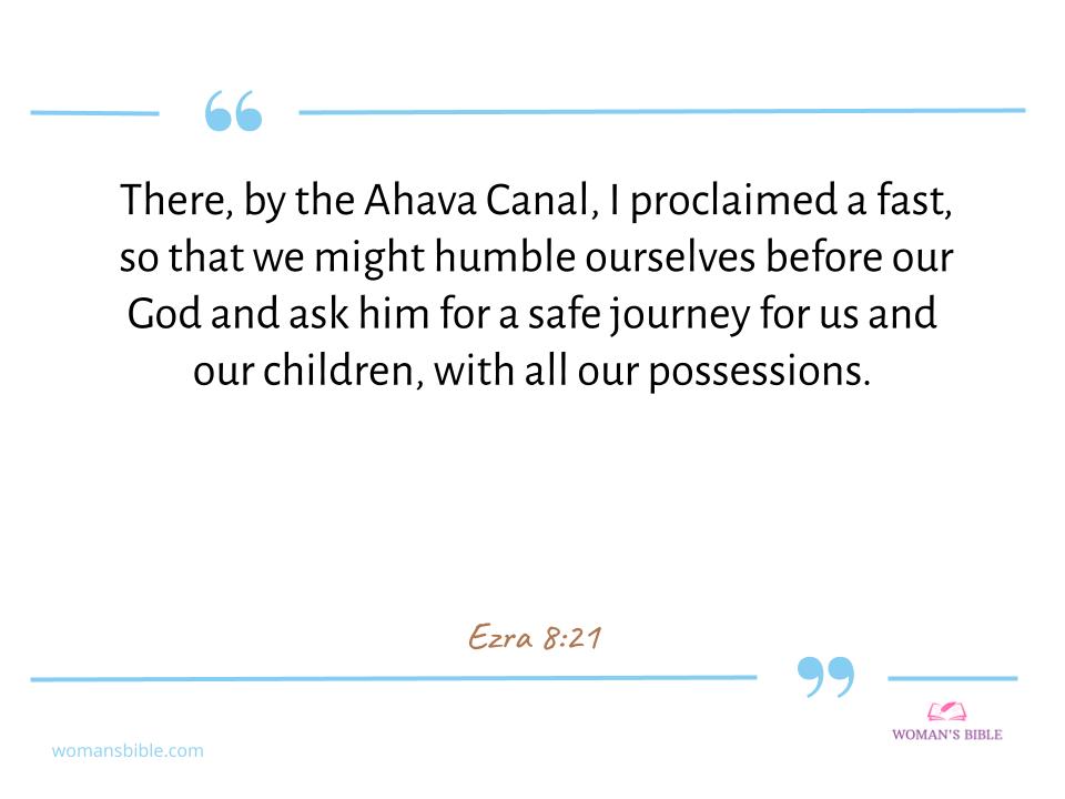 Bible Verses During Fasting Ezra 8:21