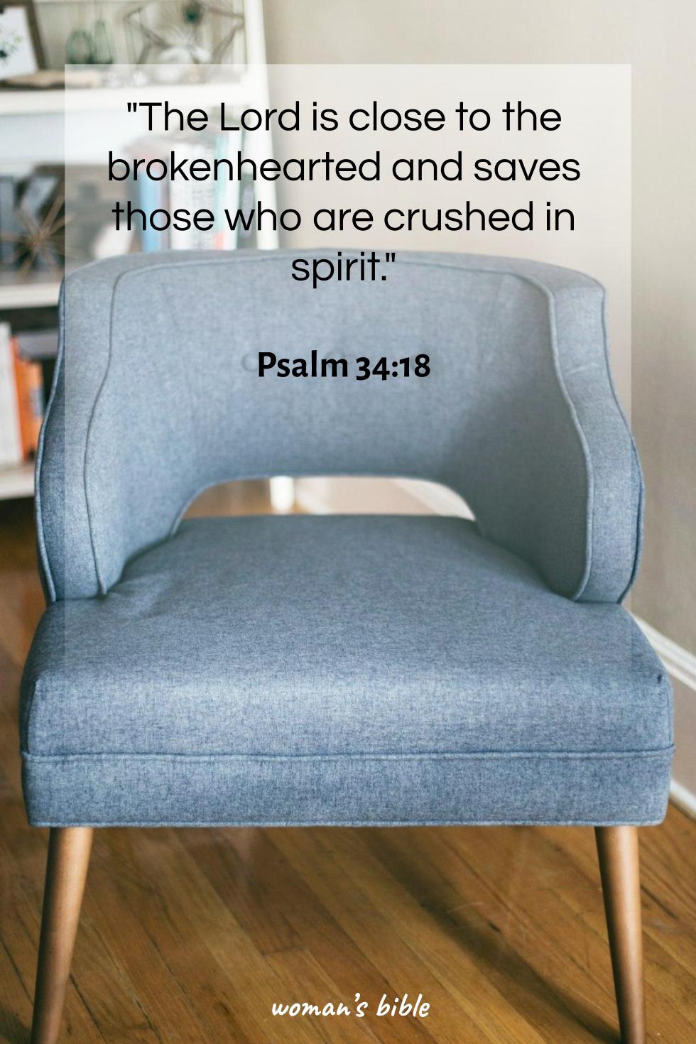 daily verse for woman Wednesday, April 10th, 2024 Psalm 34:18