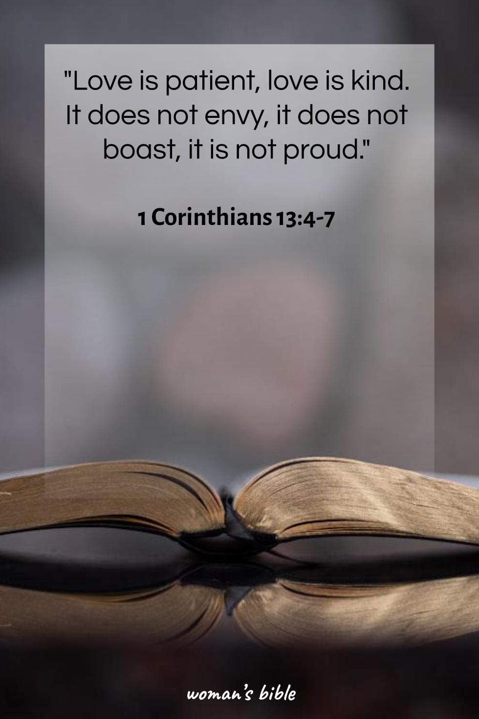 Father’s Day Scripture Verses 1 Corinthians 13:4-7