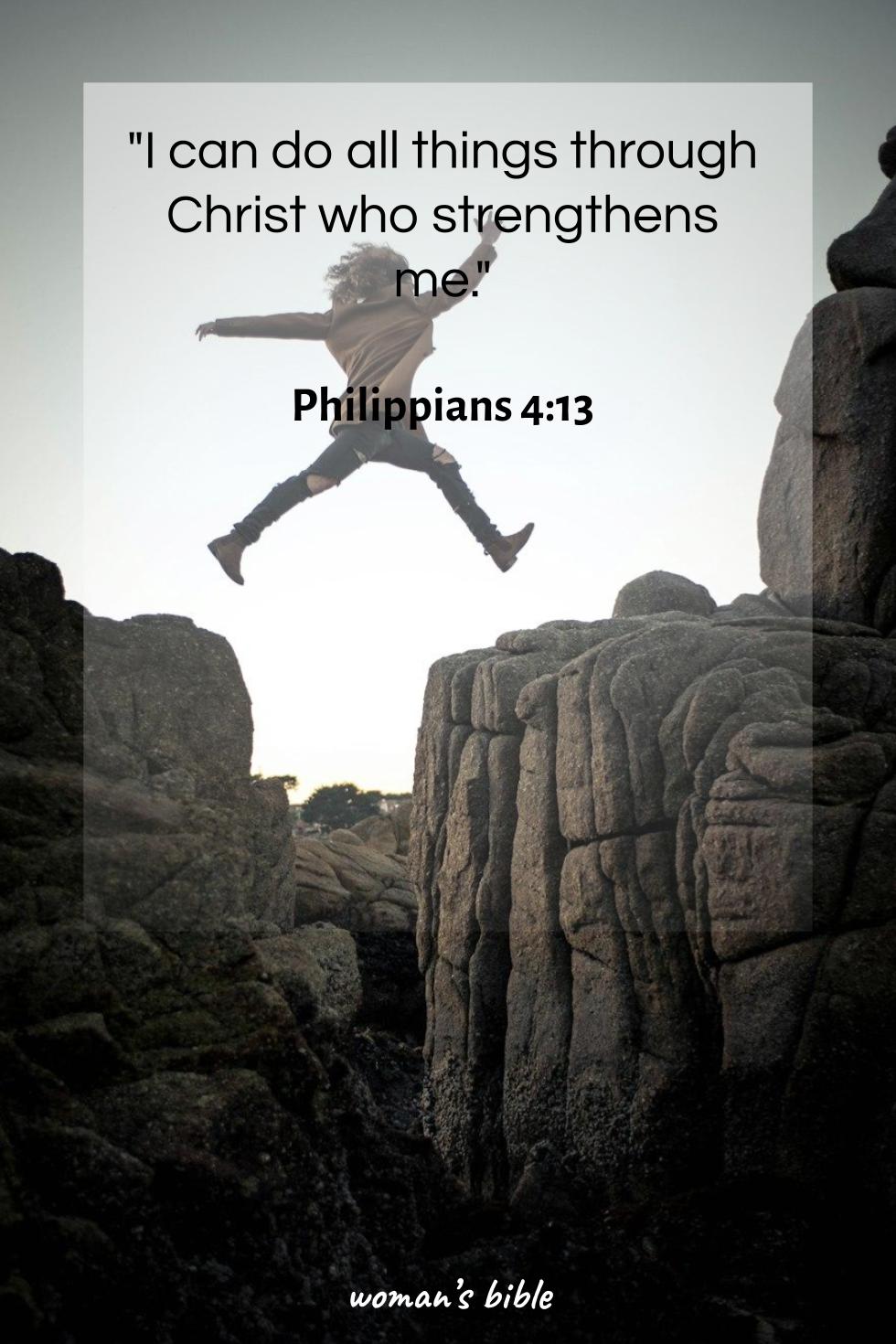 Bible Verses About Not Giving Up Philippians 4:13