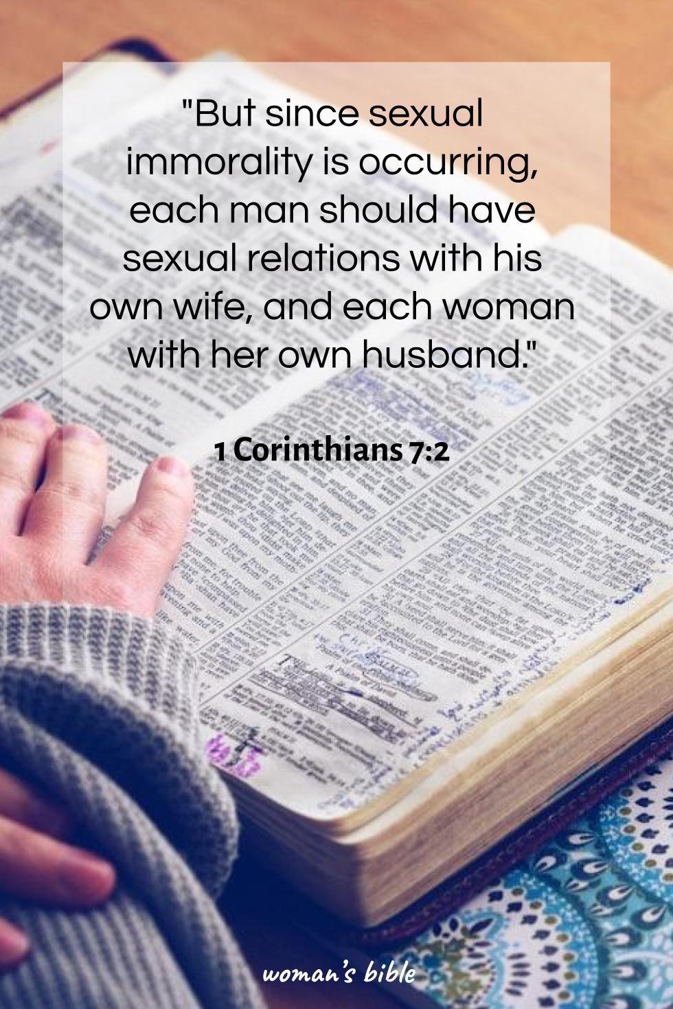 Bible Verses About Marriage & Love 1 Corinthians 7:2