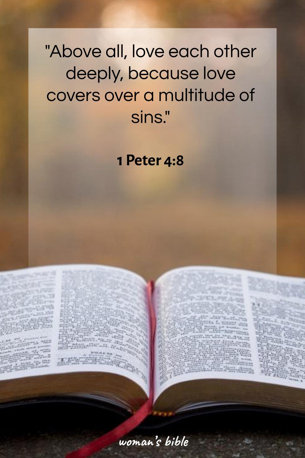 Bible Verses for Mother’s Day 1 Peter 4:8