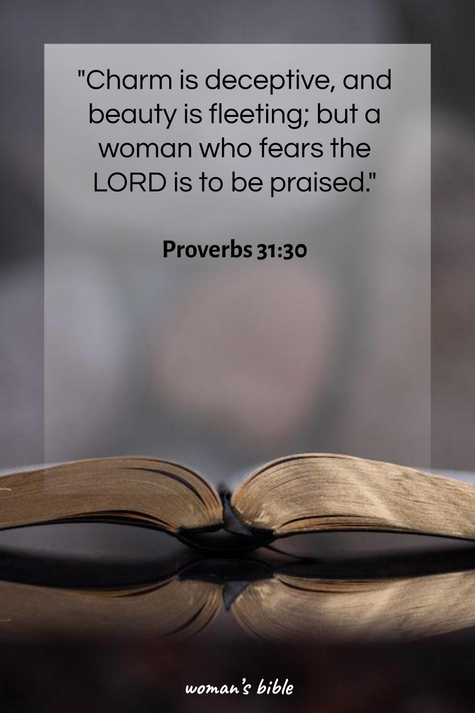 Bible Verses for Mother’s Day Proverbs 31:30