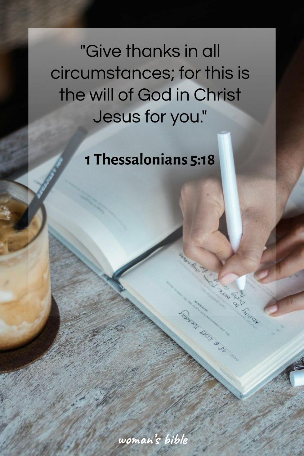 daily verse for woman Thursday, August 29th, 2024 1 Thessalonians 5:18