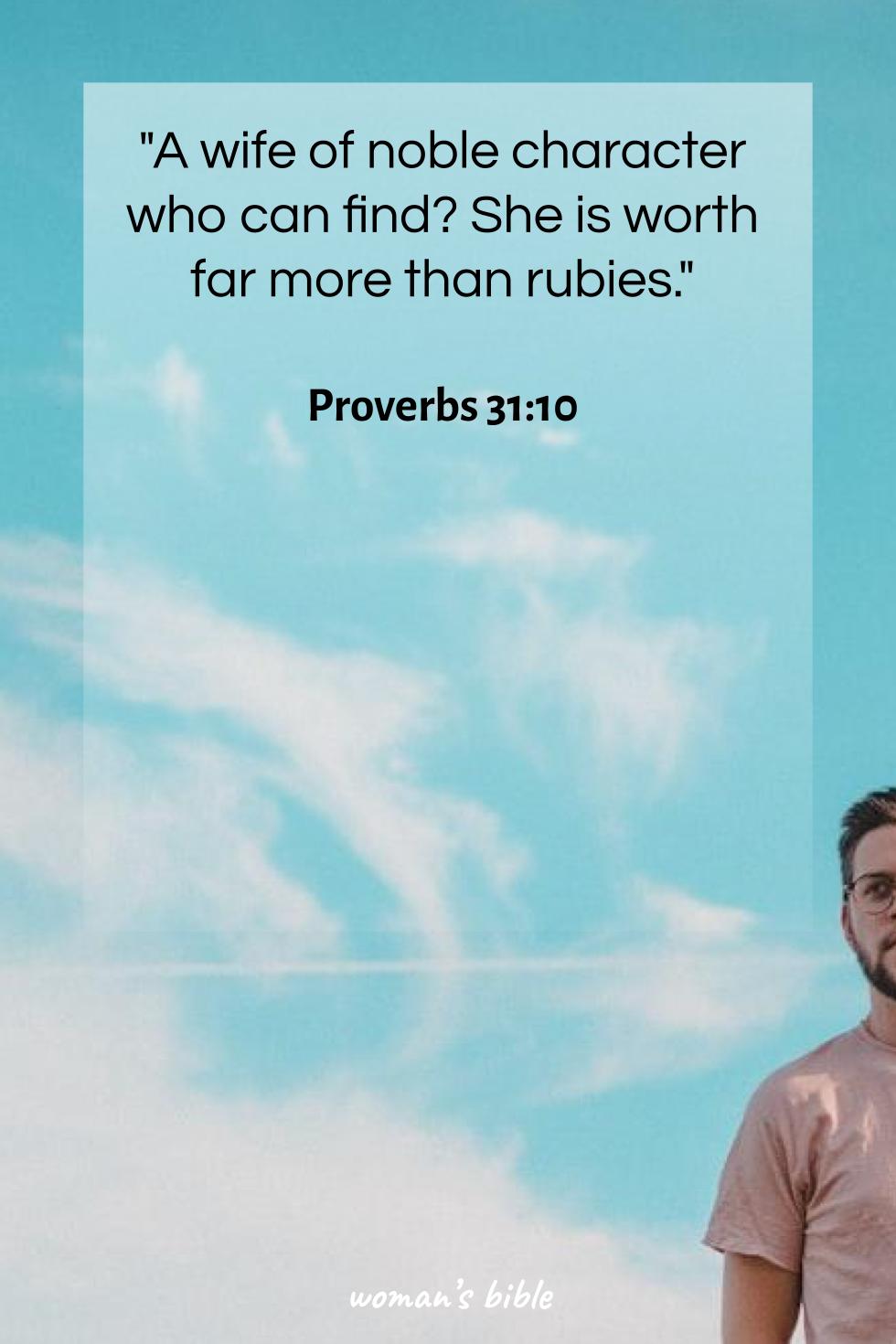 daily verse for woman Tuesday, September 3rd, 2024 Proverbs 31:10