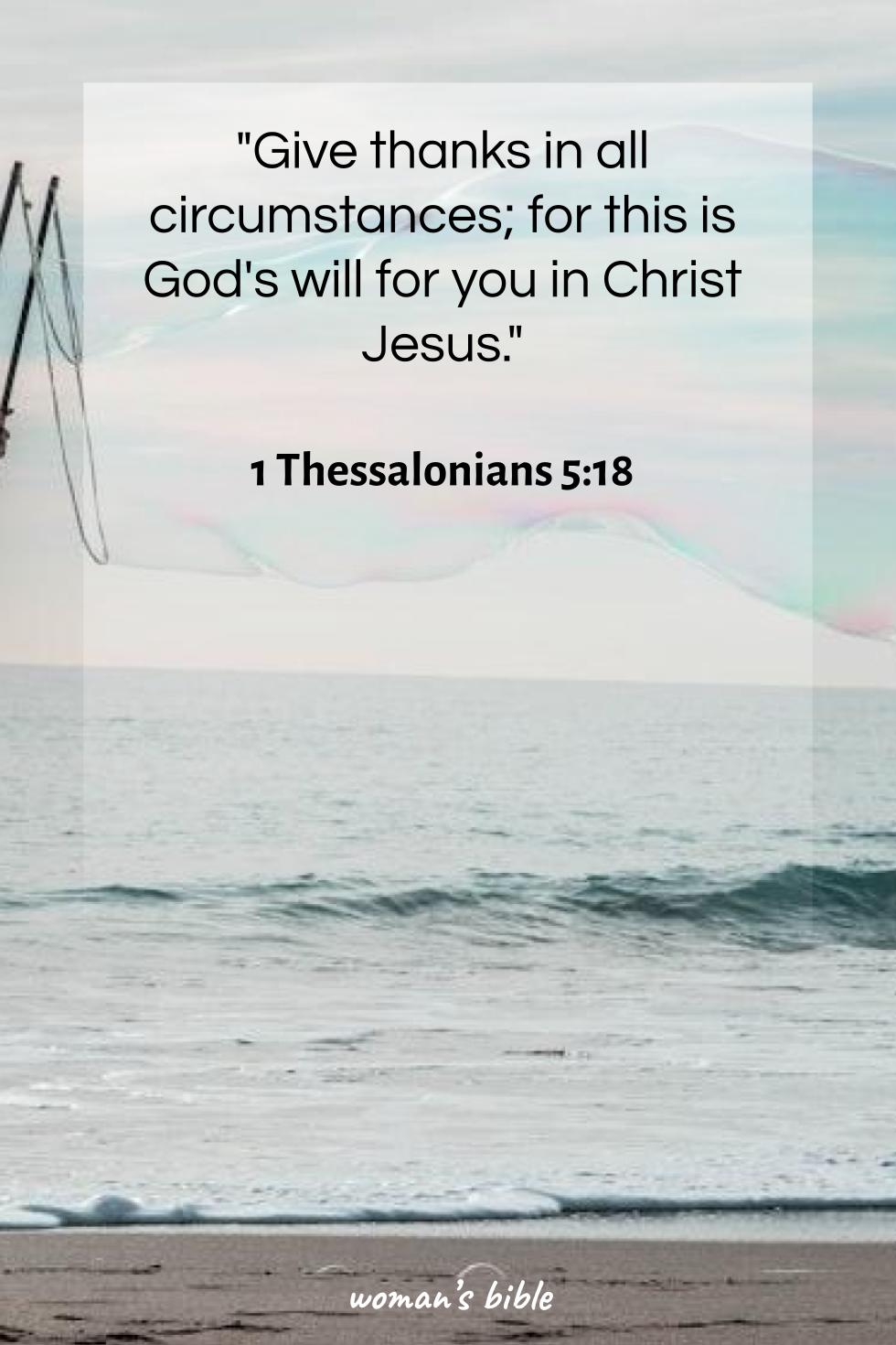 daily verse for woman Sunday, October 20th, 2024 1 Thessalonians 5:18