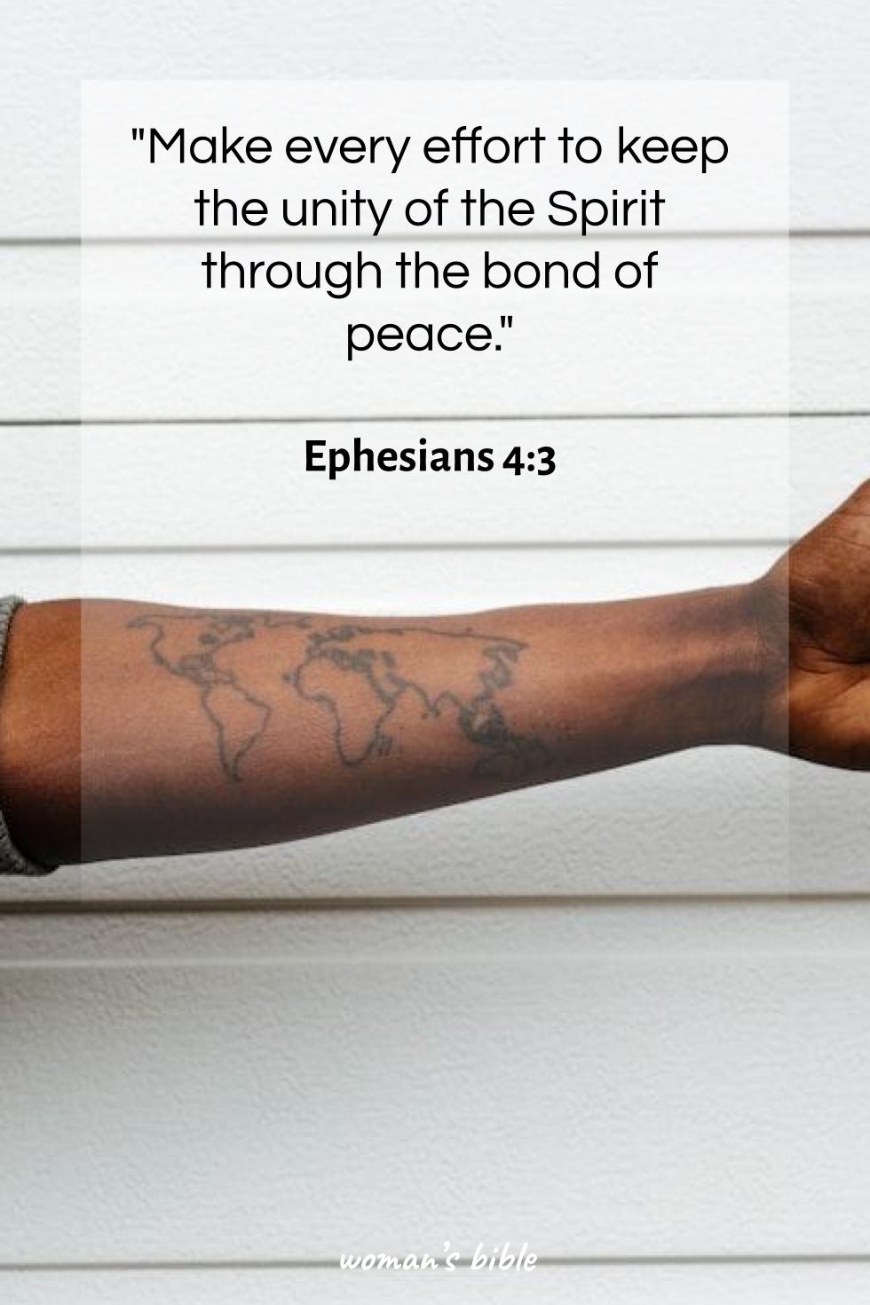 daily verse for woman Sunday, November 17th, 2024 Ephesians 4:3