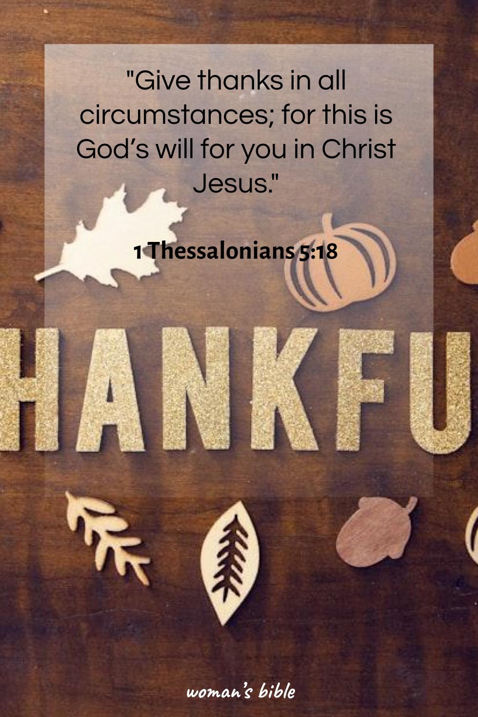 daily verse for woman Wednesday, November 20th, 2024 1 Thessalonians 5:18