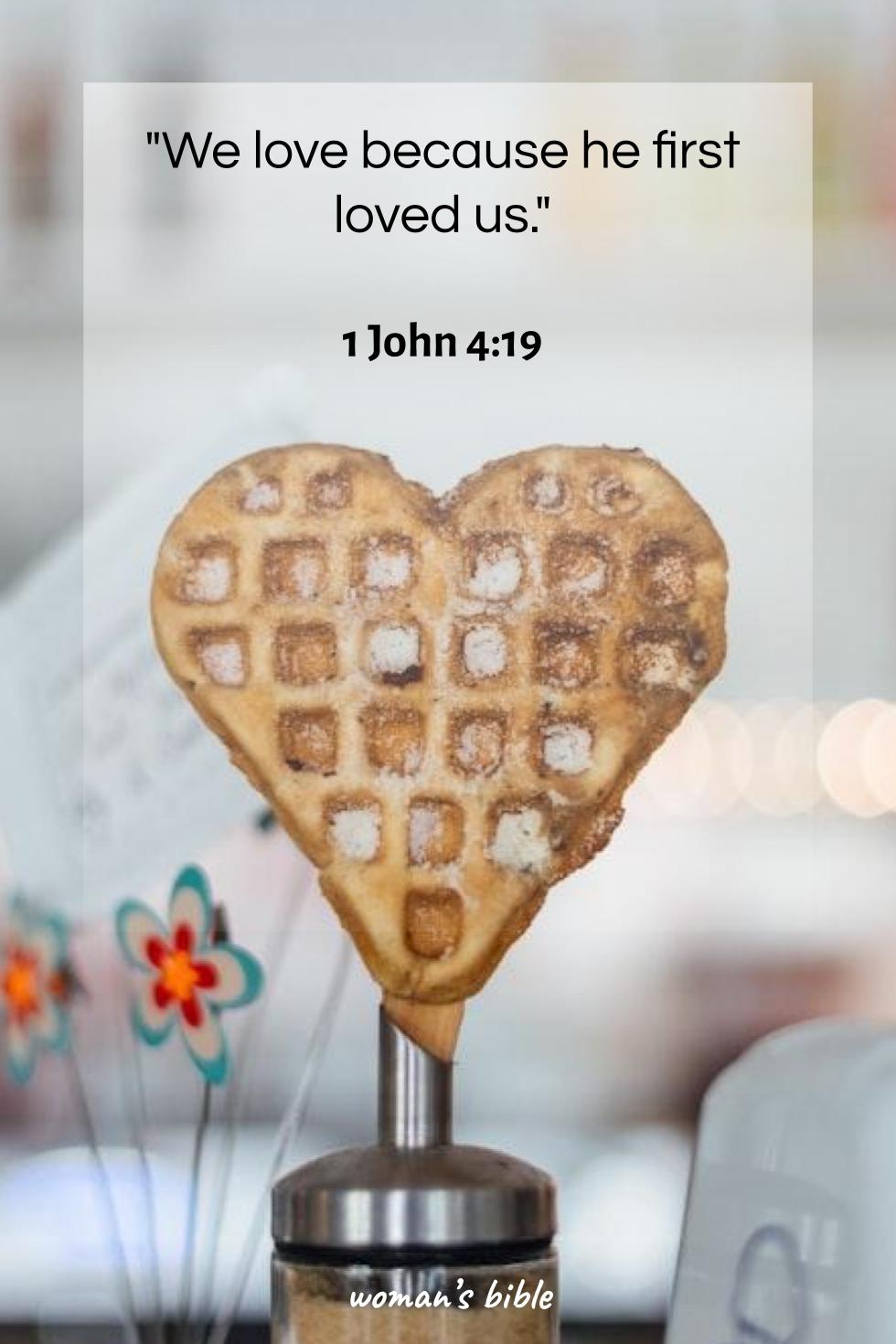 daily verse for woman Monday, January 6th, 2025 1 John 4:19