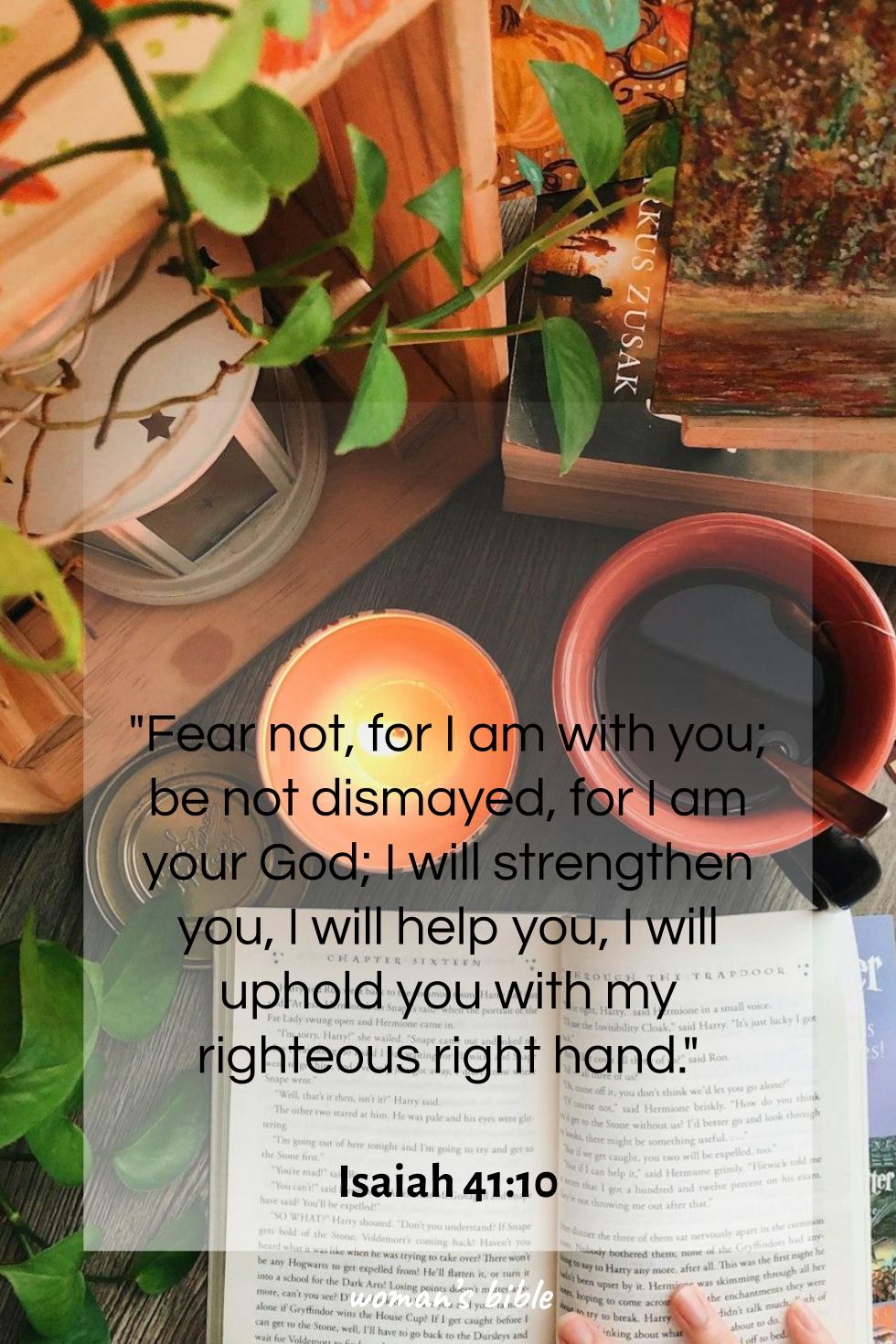 daily verse for woman Friday, February 21st, 2025 Isaiah 41:10