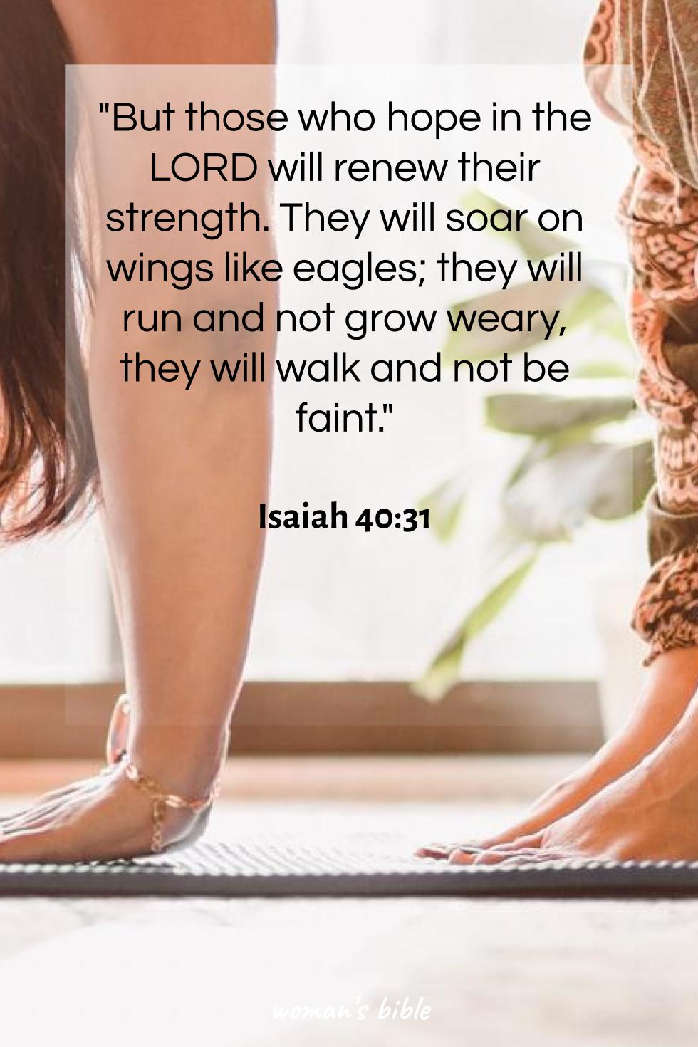 daily verse for woman Wednesday, February 26th, 2025 Isaiah 40:31