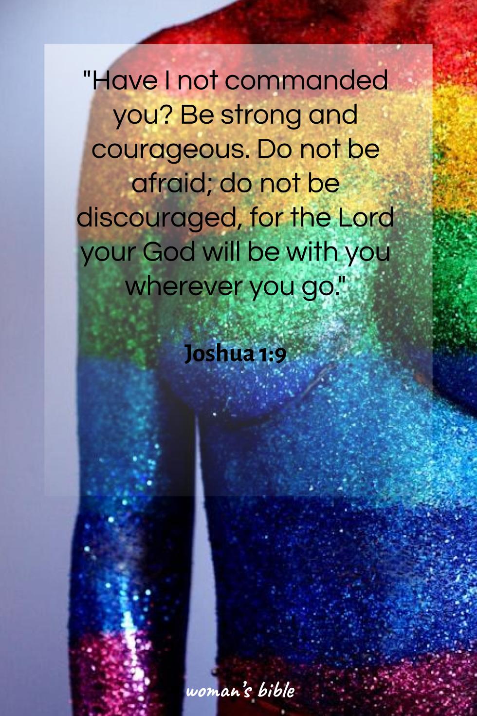 daily verse for woman Friday, May 23rd, 2025 Joshua 1:9