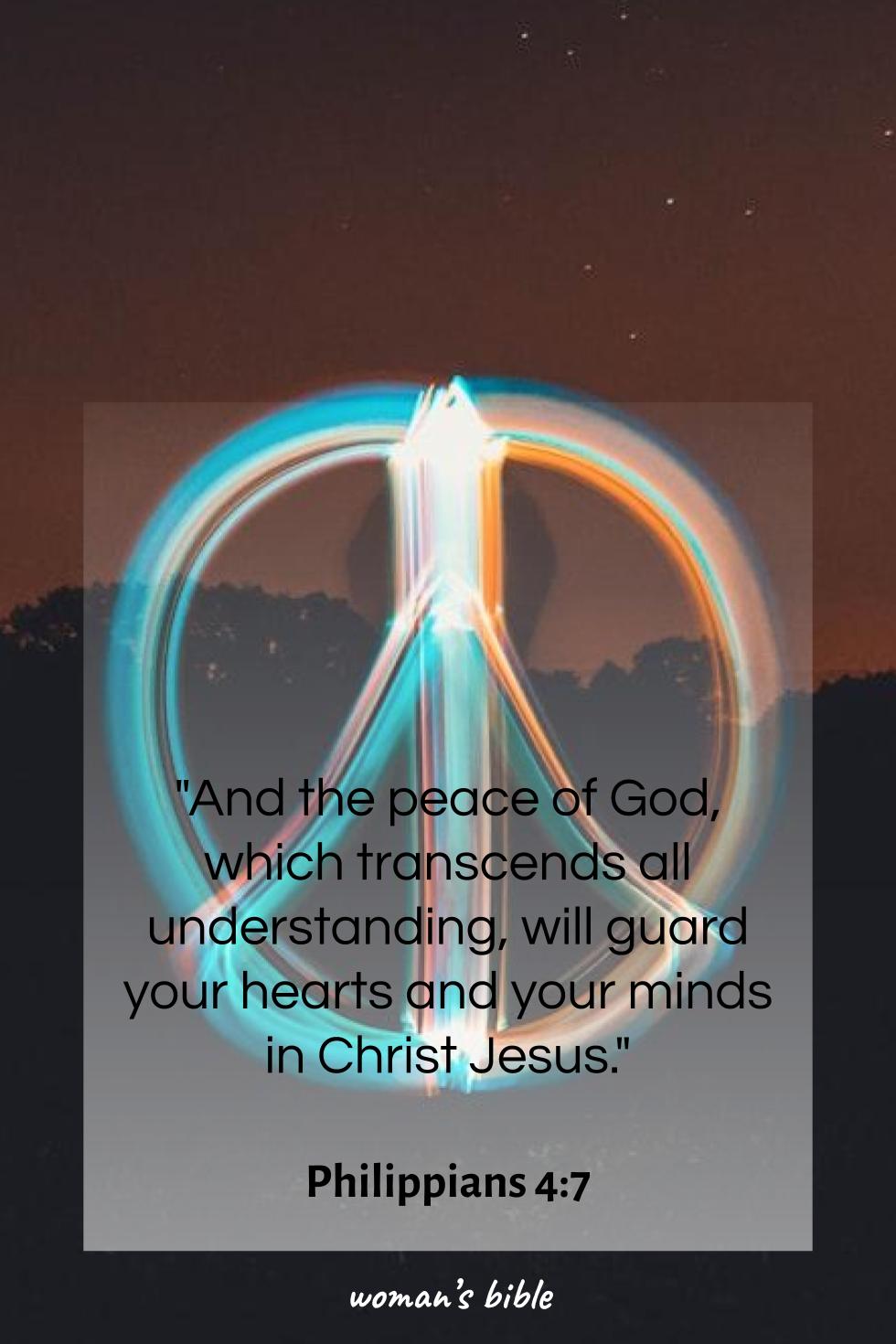 daily verse for woman Friday, May 2nd, 2025 Philippians 4:7