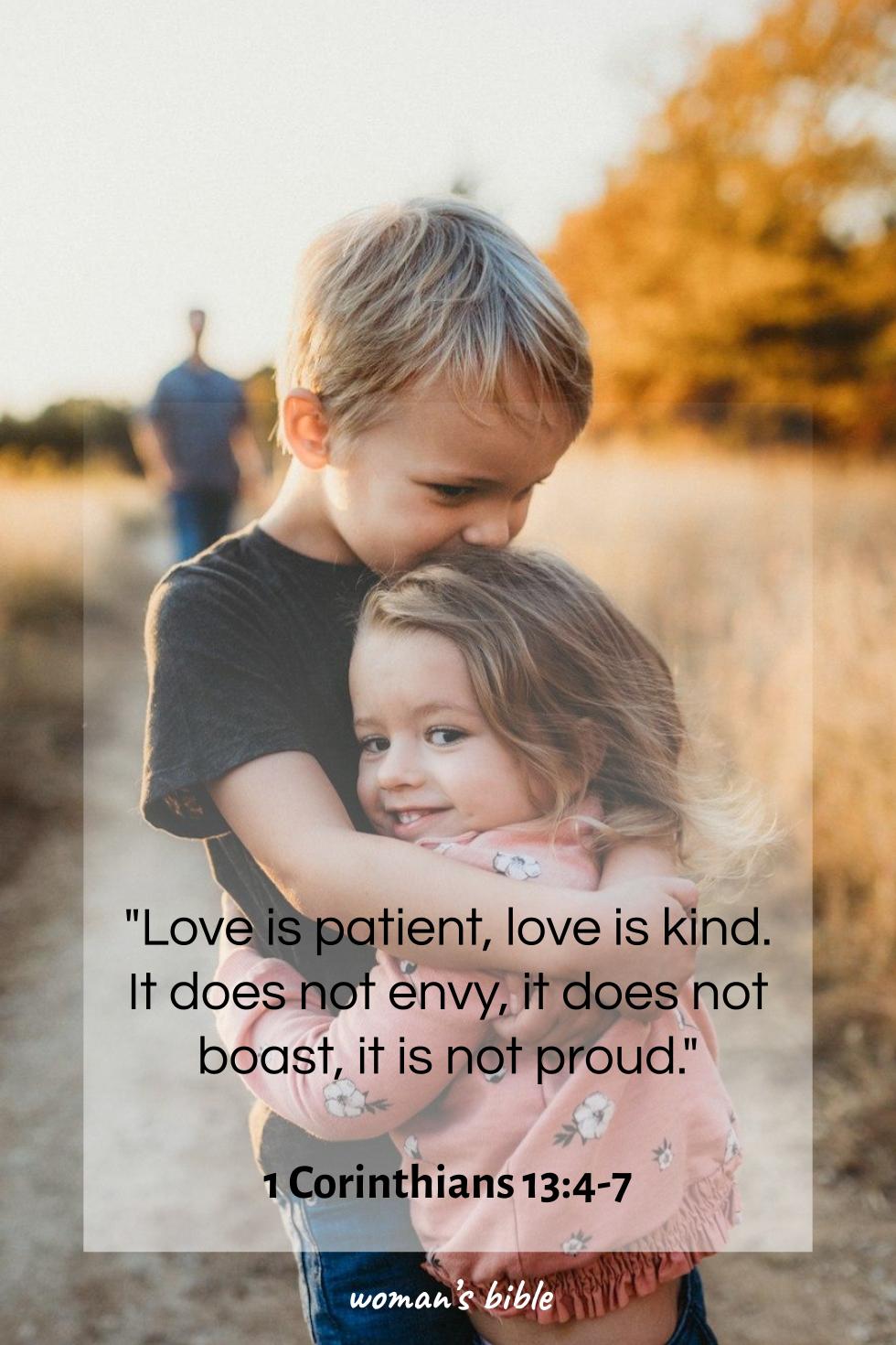 daily verse for woman Sunday, May 25th, 2025 1 Corinthians 13:4-7