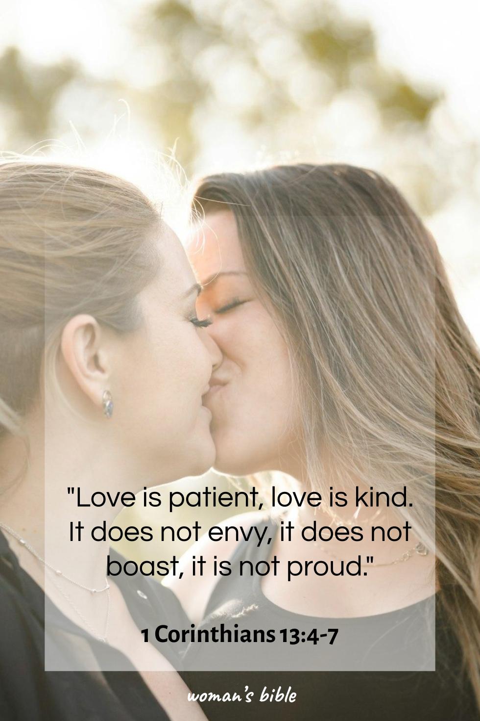 daily verse for woman Wednesday, May 7th, 2025 1 Corinthians 13:4-7