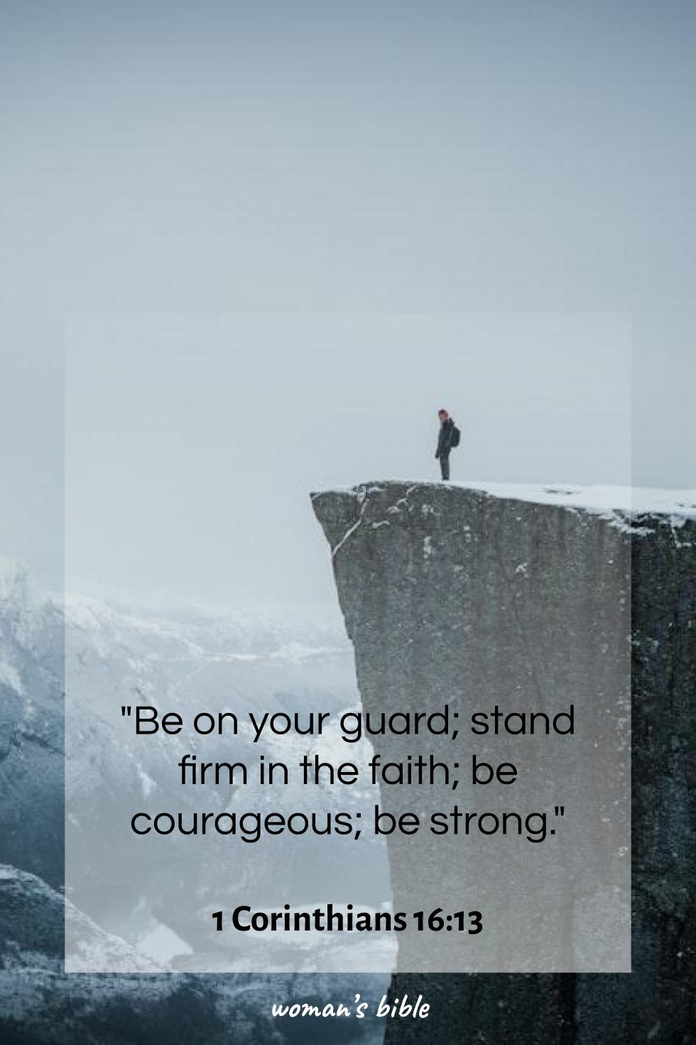 daily verse for woman Saturday, June 7th, 2025 1 Corinthians 16:13
