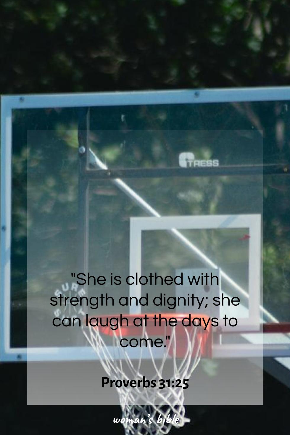daily verse for woman Monday, September 29th, 2025 Proverbs 31:25