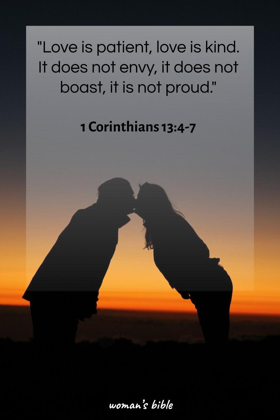 daily verse for woman Friday, October 17th, 2025 1 Corinthians 13:4-7
