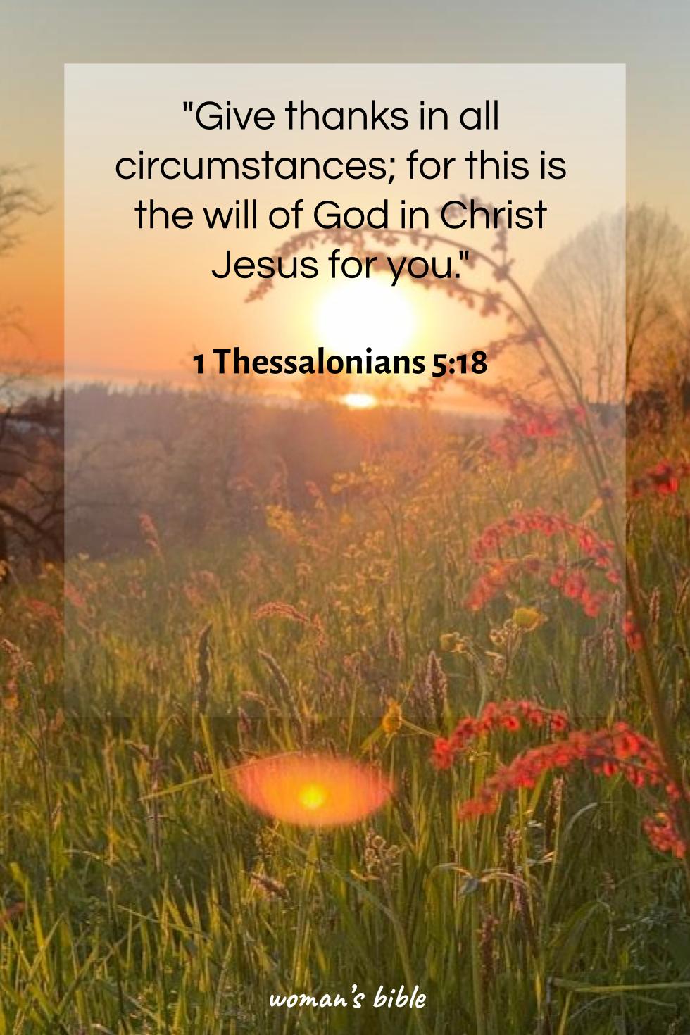 daily verse for woman Monday, October 27th, 2025 1 Thessalonians 5:18