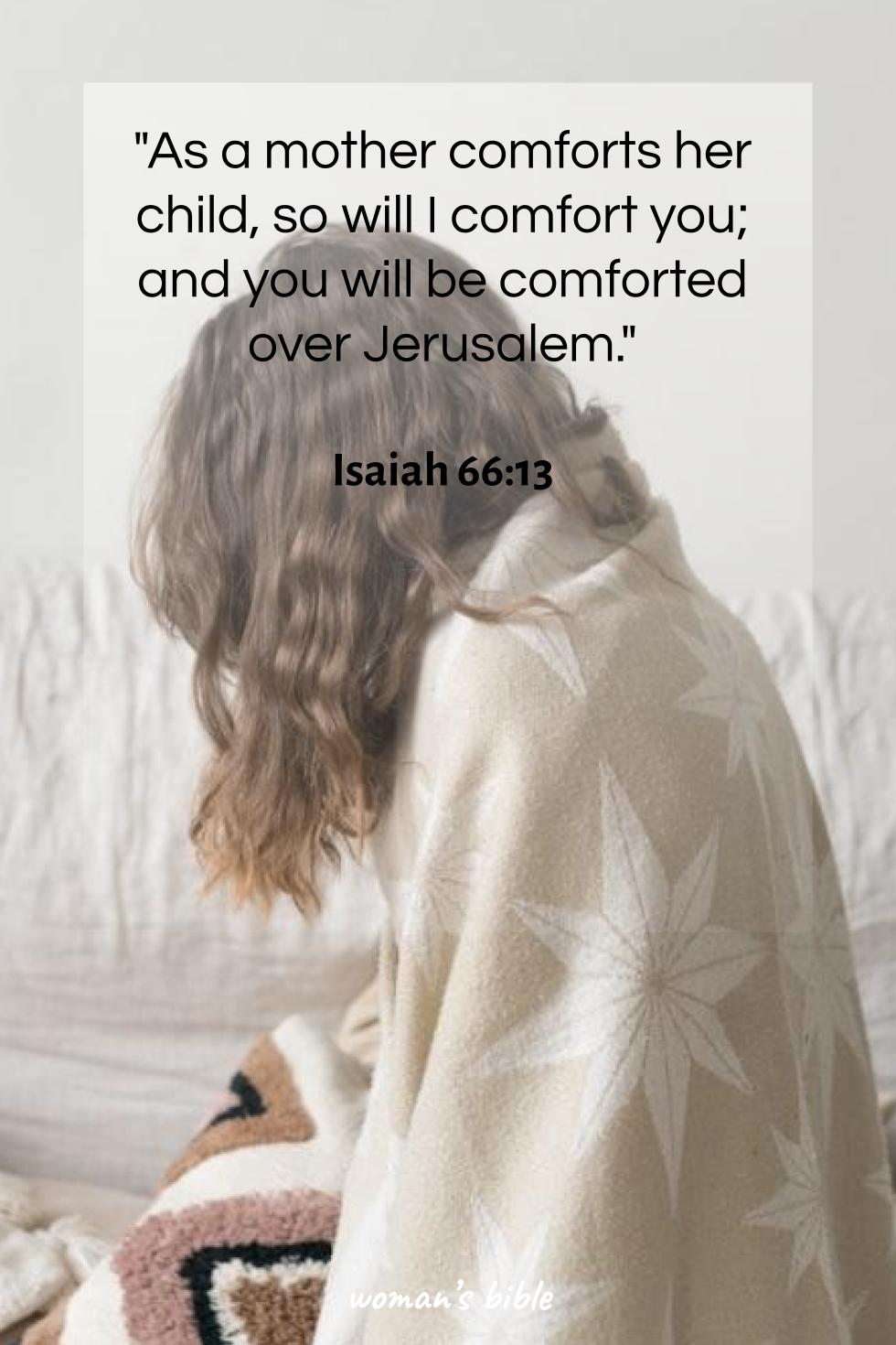 daily verse for woman Tuesday, October 28th, 2025 Isaiah 66:13