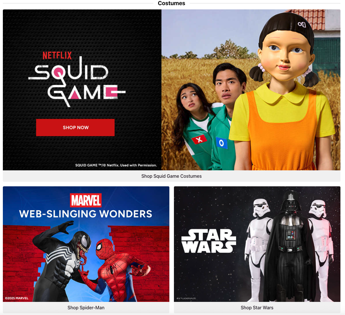 Shop at Spirit Halloween