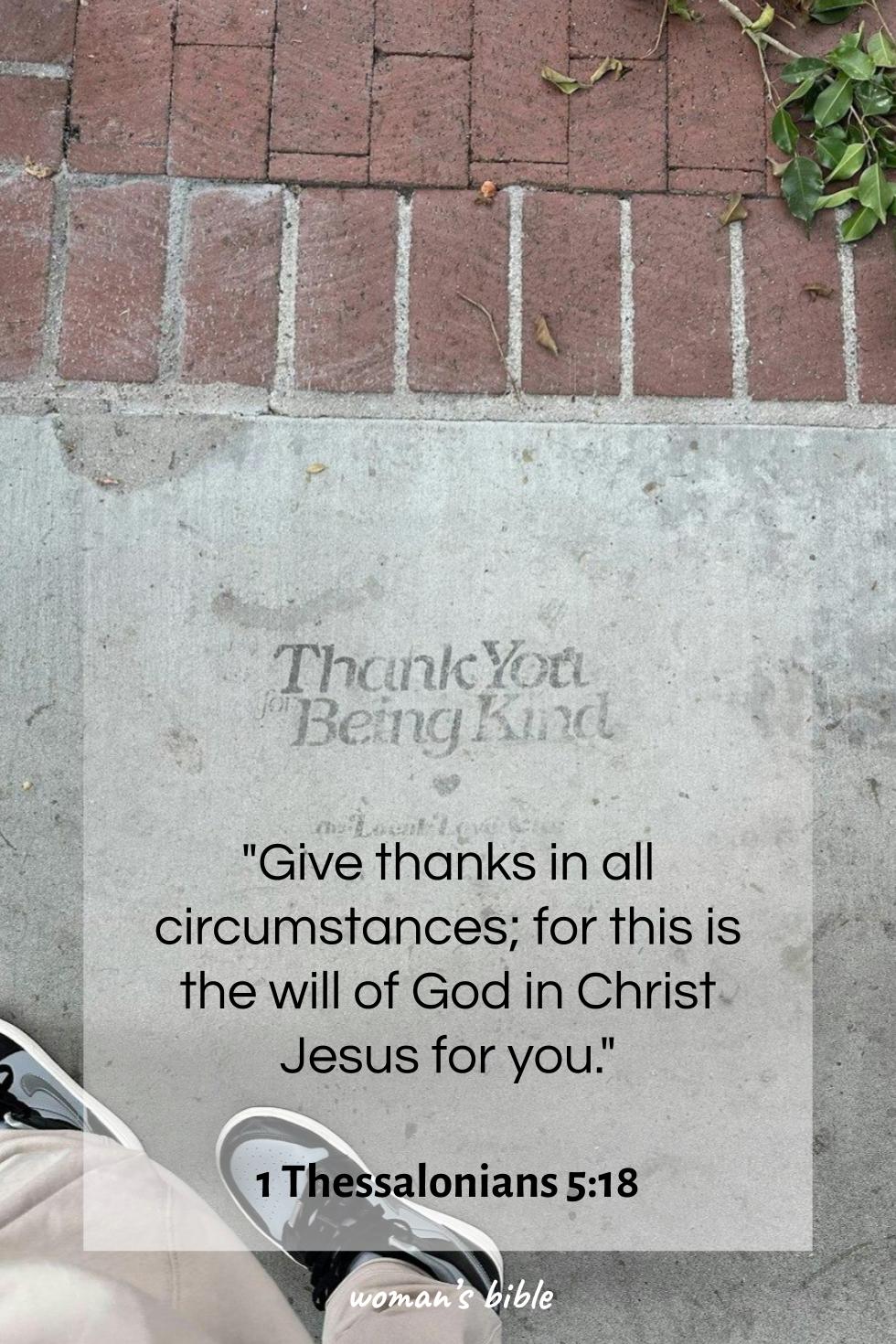 daily verse for woman Wednesday, November 12th, 2025 1 Thessalonians 5:18