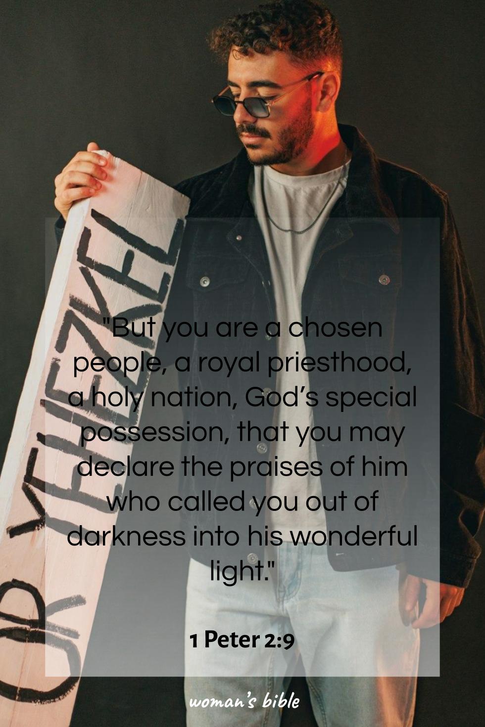 daily verse for woman Friday, December 5th, 2025 1 Peter 2:9