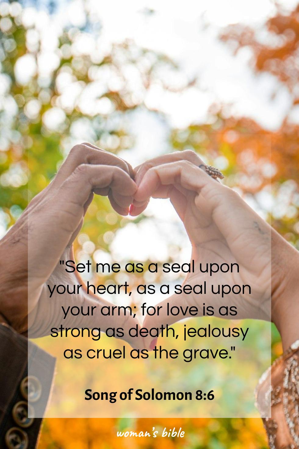 daily verse for woman Saturday, December 20th, 2025 Song of Solomon 8:6