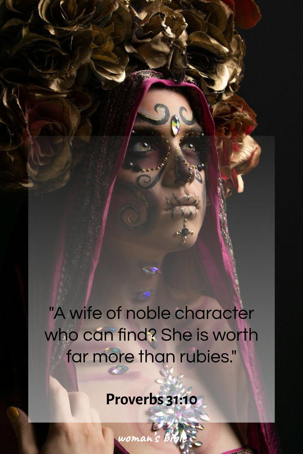 daily verse for woman Tuesday, December 2nd, 2025 Proverbs 31:10