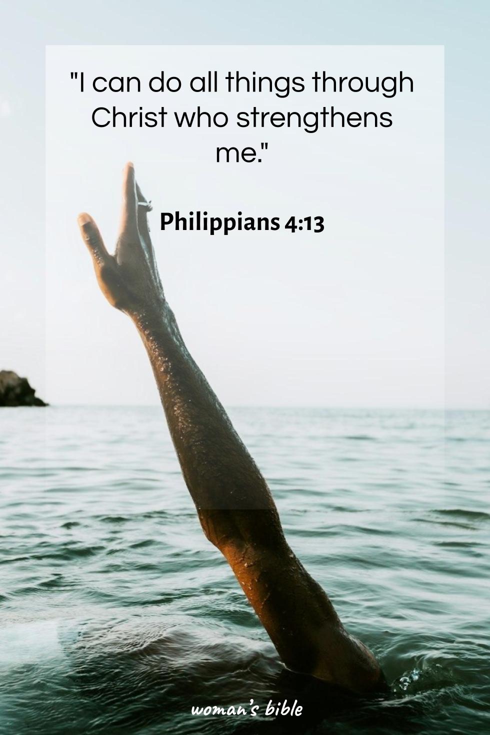 daily verse for woman Monday, February 16th, 2026 Philippians 4:13