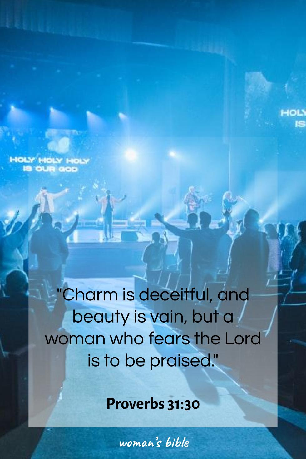 daily verse for woman Thursday, February 26th, 2026 Proverbs 31:30