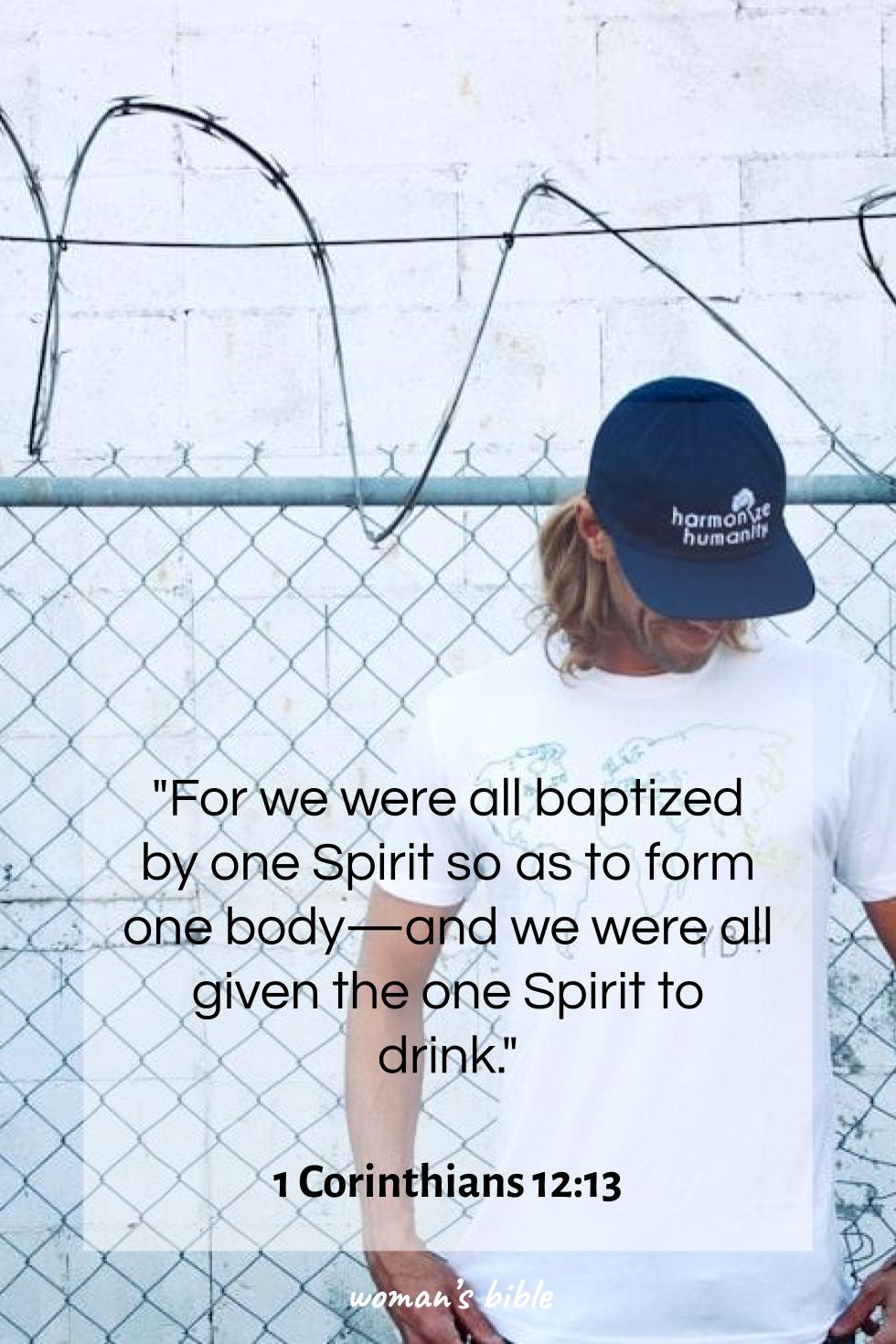 daily verse for woman Sunday, March 15th, 2026 1 Corinthians 12:13